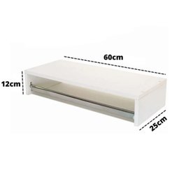 Kit 2 Cabideiros De Parede Arara Porta Roupas Quarto Closet - 3