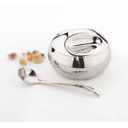 Ver imagem 2 de Açucareiro Inox C/ Colher 300ml Café Chá Luxo
