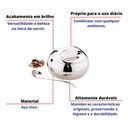 Ver imagem 3 de Açucareiro Inox C/ Colher 300ml Café Chá Luxo