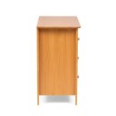 Ver imagem 5 de Cômoda para Quarto 3 Gavetas Madeira Maciça Nest Bege/Marrom Pine