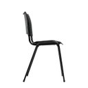 Ver imagem 3 de Cadeira Fit com Assento e Encosto em Polipropileno Preto Roal
