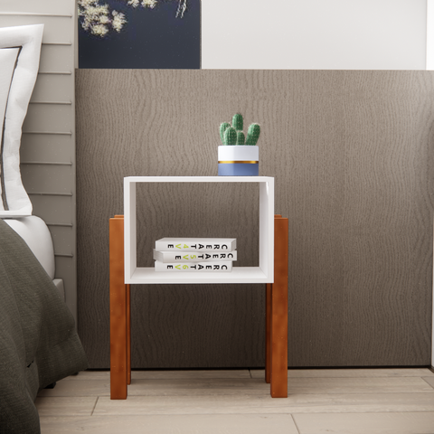 Mesa de Cabeceira para Quarto Branca