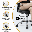 Ver mais imagens de Cadeira Escritório Presidente Ergonômica Executiva Estofada Giratória Apoio Lombar Mesh - 140kg