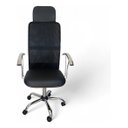 Ver imagem 3 de Cadeira Escritório Presidente Ergonômica Executiva Estofada Giratória Apoio Lombar Mesh - 140kg