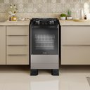 Ver imagem 2 de Fogão 4 Bocas Mueller com Mesa de Vidro e Forno 48l Titânio Bivolt - Mfv4bf