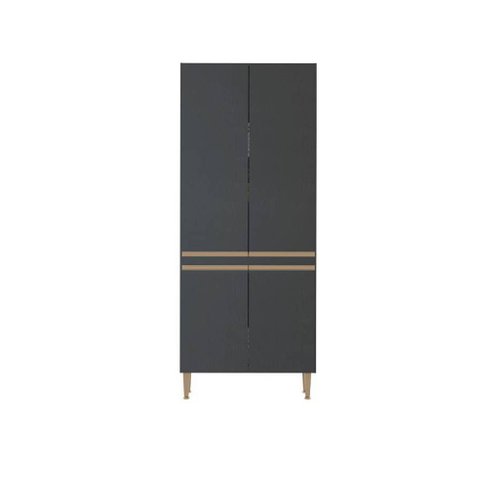 Armário de Cozinha Paneleiro Duplo 80cm Linha Harmonia 03.0452 Semplicitá Móveis