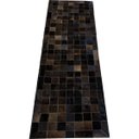 Ver imagem 1 de Tapete De Couro Passadeira Marrom café 0,60x1,80 C/ Borda