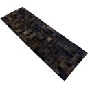 Ver imagem 2 de Tapete De Couro Passadeira Marrom café 0,60x1,80 C/ Borda