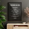 Quadro Frases Motivacionais 7 Regras da Vida Moldura e Vidro - 2