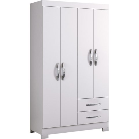 Guarda-Roupa 4 Portas NT 5005 Branco - Notável