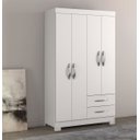 Ver imagem 2 de Guarda-Roupa 4 Portas NT 5005 Branco - Notável