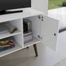 Rack para Tv até 50 Polegadas Viena com Nichos e Portas:branco - 4