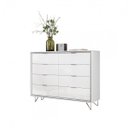 Ver imagem 2 de Cômoda 8 Gavetas 136Cm Premium Lukaliam Móveis