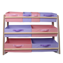 Ver imagem 3 de Organizador de Brinquedo Prateleira Infantil Rosa Lilas