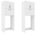 Ver imagem 2 de Armário Multiuso Lavanderia 6 Portas Essencial Branco