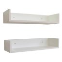 Ver imagem 1 de Kit 2 Prateleiras para Livros 50x20x11,5cm