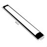 Luminária Linear 60cm Led 18w Sobrepor Slim Retangular Preto 6500k Bivolt - 6
