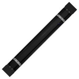 Luminária Linear 60cm Led 18w Sobrepor Slim Retangular Preto 6500k Bivolt - 3