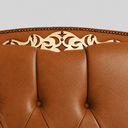 Ver imagem 4 de Cabeceira Cama Casal King Greta 195cm Estofada Corino Modena Design Clássico