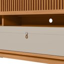 Ver imagem 3 de Rack com Painel Ripado para TV 75 Pol. 180cm Golden L06 Nature/Off White - Mpozenato