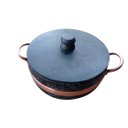 Ver imagem 2 de Panela Alças de Cobre Número 7 em Pedra Sabão - Curada