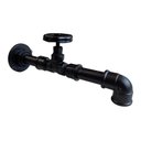 Ver imagem 2 de TORNEIRA DESIGN INDUSTRIAL PVC 1/2" PAREDE CLÁSSICA LUXO - MADARELI: PRETO