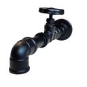 Ver imagem 1 de TORNEIRA DESIGN INDUSTRIAL PVC 1/2" PAREDE CLÁSSICA LUXO - MADARELI: PRETO