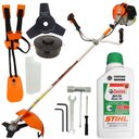 Ver imagem 2 de Roçadeira Profissional Lateral Vulcan Vr620h 2T 62cc À Gasolina Com Carretel + Óleo Stihl 500ml