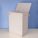 Ver imagem 1 de Cesto Organizador Retangular 40cm de Algodão e Linho - Oikos