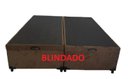 Ver imagem 2 de Cama Box Baú Casal Bipartido Blindado Suede Marrom