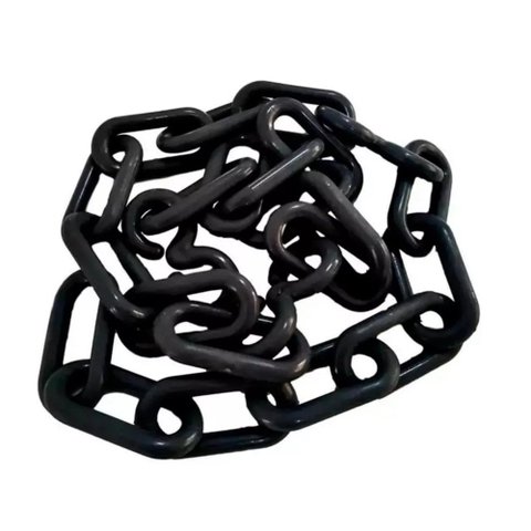 Corrente Plástica 50 Metros Preta para Sinalização Isolamento E/ou Calhas