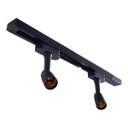 Ver imagem 1 de Trilho Eletrificado 50 Cm + 2 Spots Soquete E27 Bivolt Preto