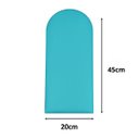 Ver imagem 2 de Cabeceira Solteiro Design Nuvem 45cm 5 Placas em Suede Macio:azul Bebe