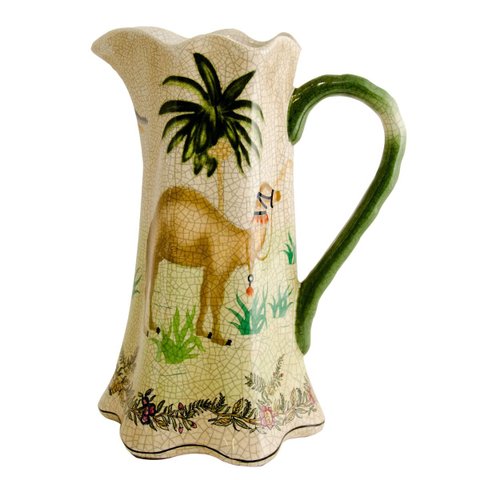 Jarro de Cerâmica Craquelado: Uma Jornada Exótica para o Seu Lar