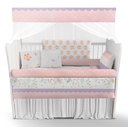 Ver imagem 4 de Kit Berço Enxoval de Bebê Floral Delicado Lilás - Kt586