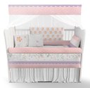 Ver imagem 4 de Kit Berço Enxoval de Bebê Floral Delicado Lilás - Kt586