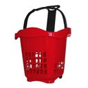 Ver imagem 1 de Cestas 30l Roda e Alça | Vermelha | Mercado