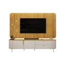 Ver imagem 3 de Bancada e Painel para Tv 75" Celine Bali Cedro Dj Móveis