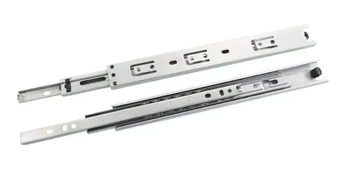 Ver imagem 1 de Corrediça Telescópica Larga 500 Mm Zinco Branco Caixa C/15 Jg