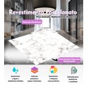 Ver imagem 3 de 10 Placas Revestimento Porcelanato Mármore Carrara Laminado 25x25cm