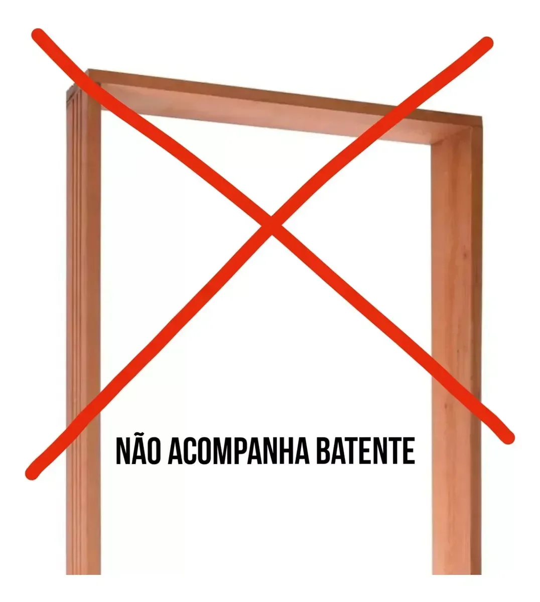 Porta de Madeira Bater Lisa U.v Rubi 210cmx80cm - Imbuia - 5