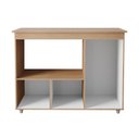Ver imagem 2 de Balcão Cozinha para Forno Micro-ondas Multiuso Liz 03 Portas Savana Preto - Desk Design
