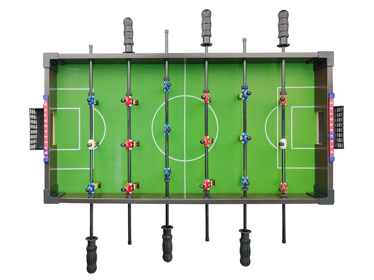 Mesa de Pebolim Média 70CM Jogo Totó Futebol Com 2 Bolinhas Brinquedo Hoyle Games - 3