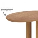 Ver imagem 2 de Mesa de Canto Tb604 60cm 100% Mdf Freijo Dalla Costa