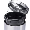 Ver imagem 3 de Lixeira de Aço Inox Com Pedal e Tampa 12L MOR Balde Interno
