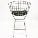 Ver imagem 5 de Kit 2 Banquetas BERTÓIA cromada assento preto altura 60cm - Poltronas do Sul