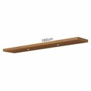 Ver imagem 3 de Prateleira Decorativa com Luzes Led e Suporte Invisivel 180cm Pdl Freijó
