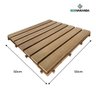 Deck Fácil Unitário 50x50cm Ondulado Eco Varanda - 4