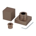 Ver imagem 3 de Acabamento para Registro Quadrado Corten Chuveiro Banheiro Padrão Deca