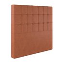 Ver imagem 1 de Cabeceira Casal King Lotus em Veludo com Sapata Cor Terracota Sonhar 10064VL-35 - TERRACOTA